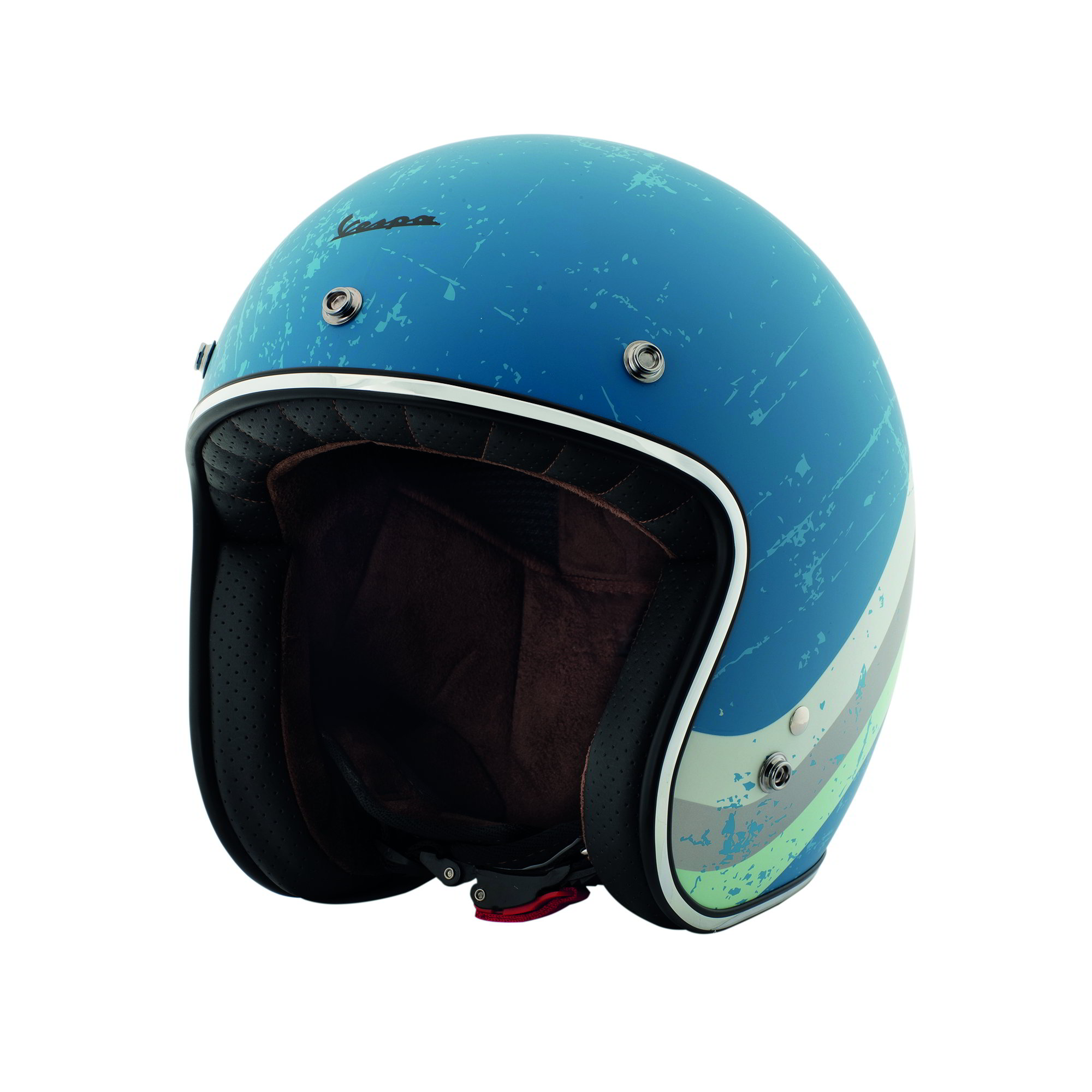 Casco Vespa Heritage Jet AZZURRO
