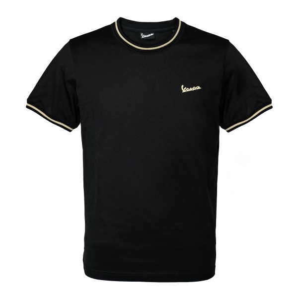 75 anni - T-shirt Vespa nera