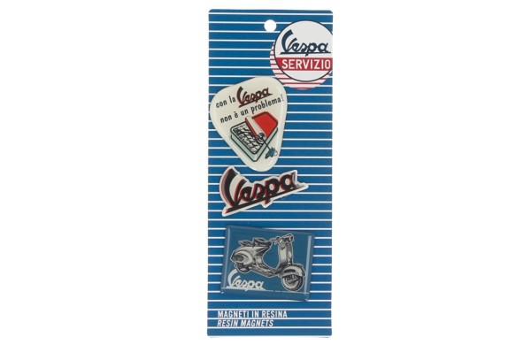 Magneti Vespa, 3 pezzi