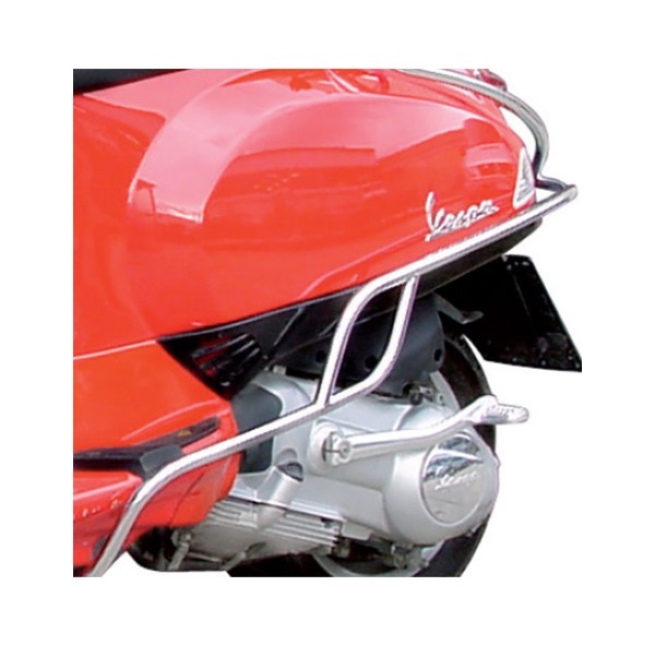 Barra paramotore posteriore cromata Vespa S