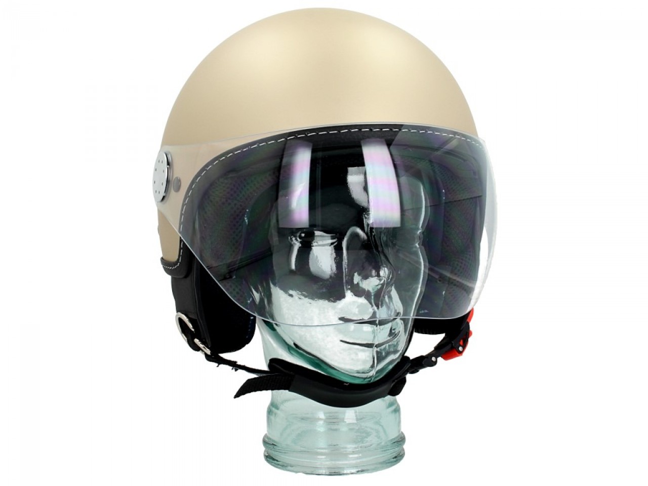 Vespa Casco Jet Visor 3.0 beige sahara
