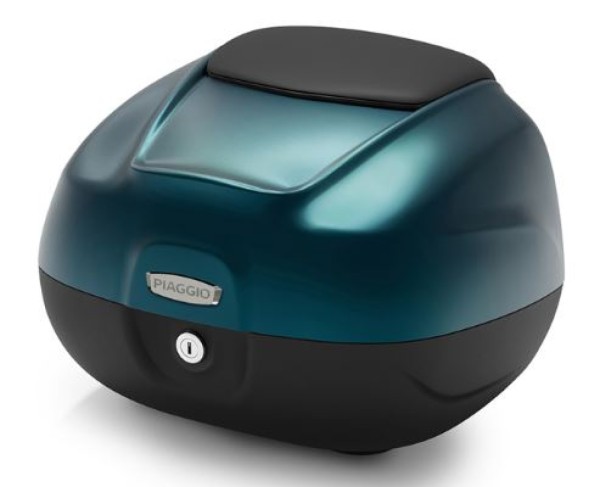 Top Case 37L per Piaggio MP3 HPE 400/530 / Medley Sport 125/200 - blu scuro opaco D12