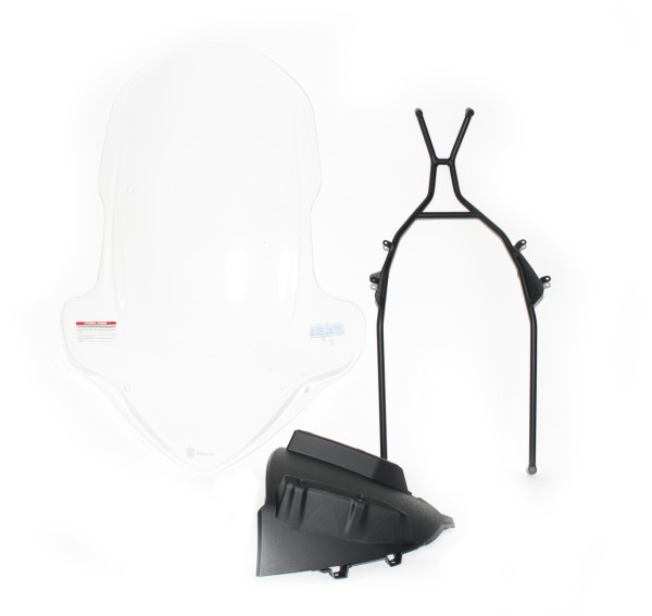 Parabrezza alto trasparente per Piaggio MP3 HPE 400 / 530